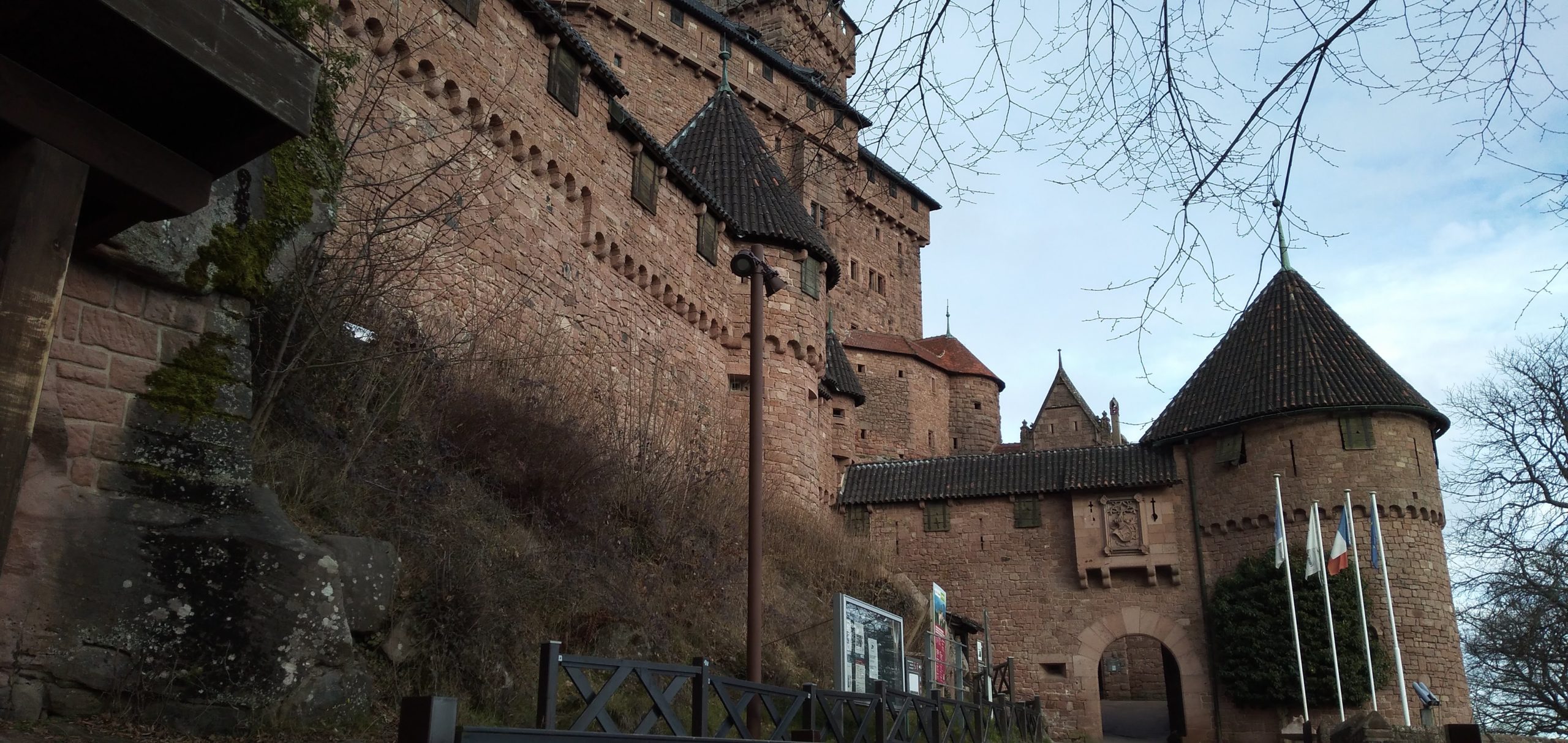 Entrée du Château du Haut-Koenigsbourg datant de janvier 20219 - Par Cendrine Miesch dite LaPtiteAlsacienne