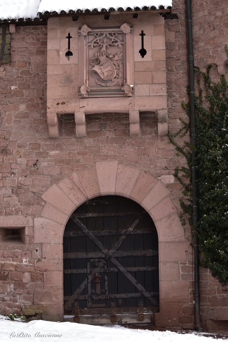 L'entrée principale du Château du Haut-Koenigsbourg - Photo de Cendrine Miesch dite LaPtiteAlsacienne