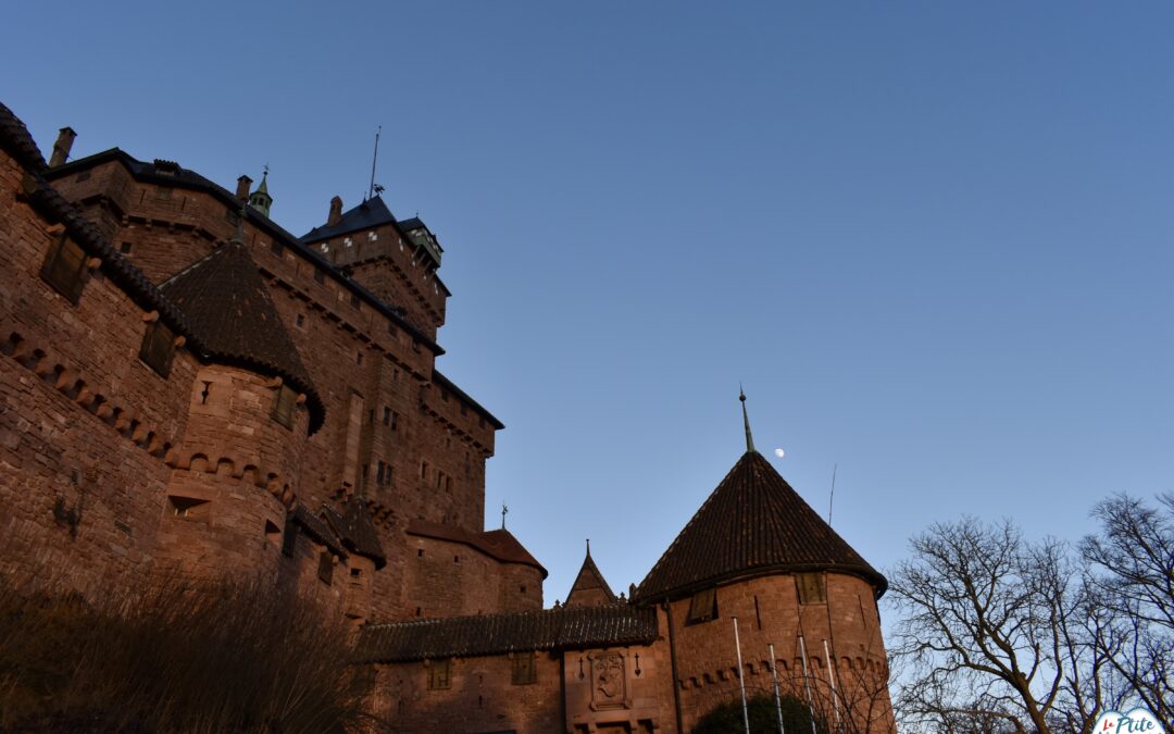 Crépuscule au château du Haut-Koenigsbourg