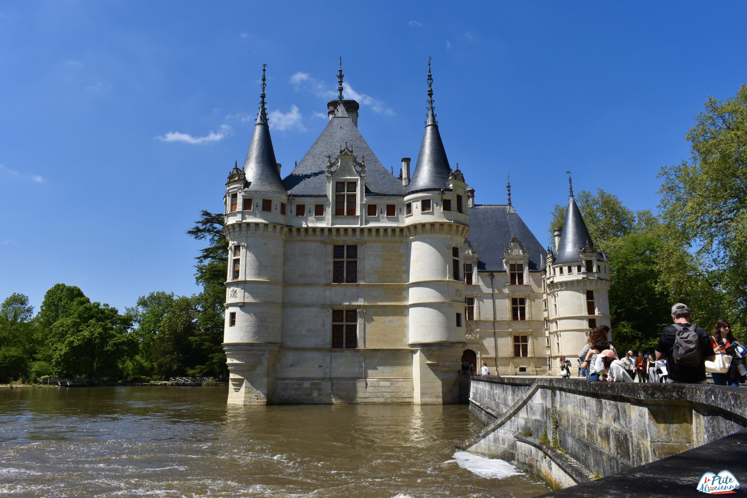 Château d'Azay-Le-Rideau en Touraine (Val de Loir). Un joli château de la renaissance.