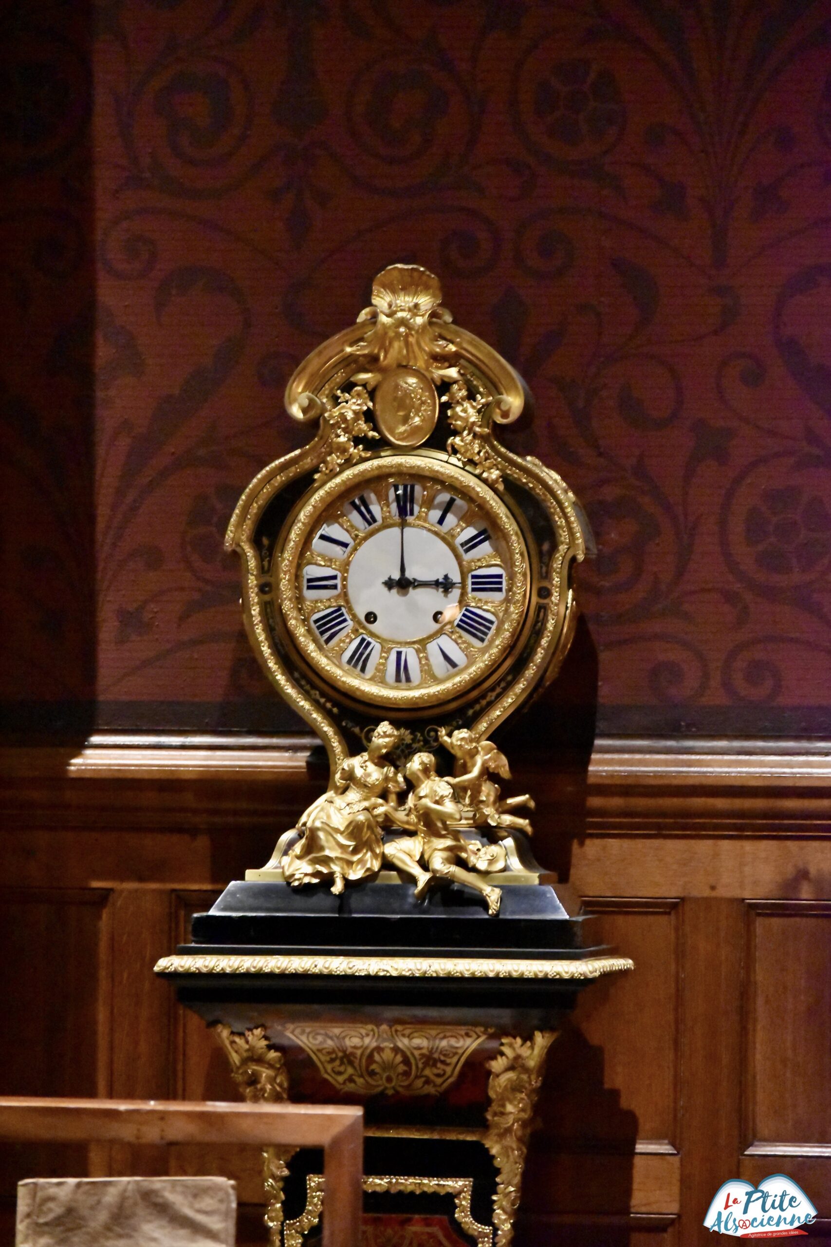 Horloge du Salon Biencourt du château d'Azay-Le-Rideau