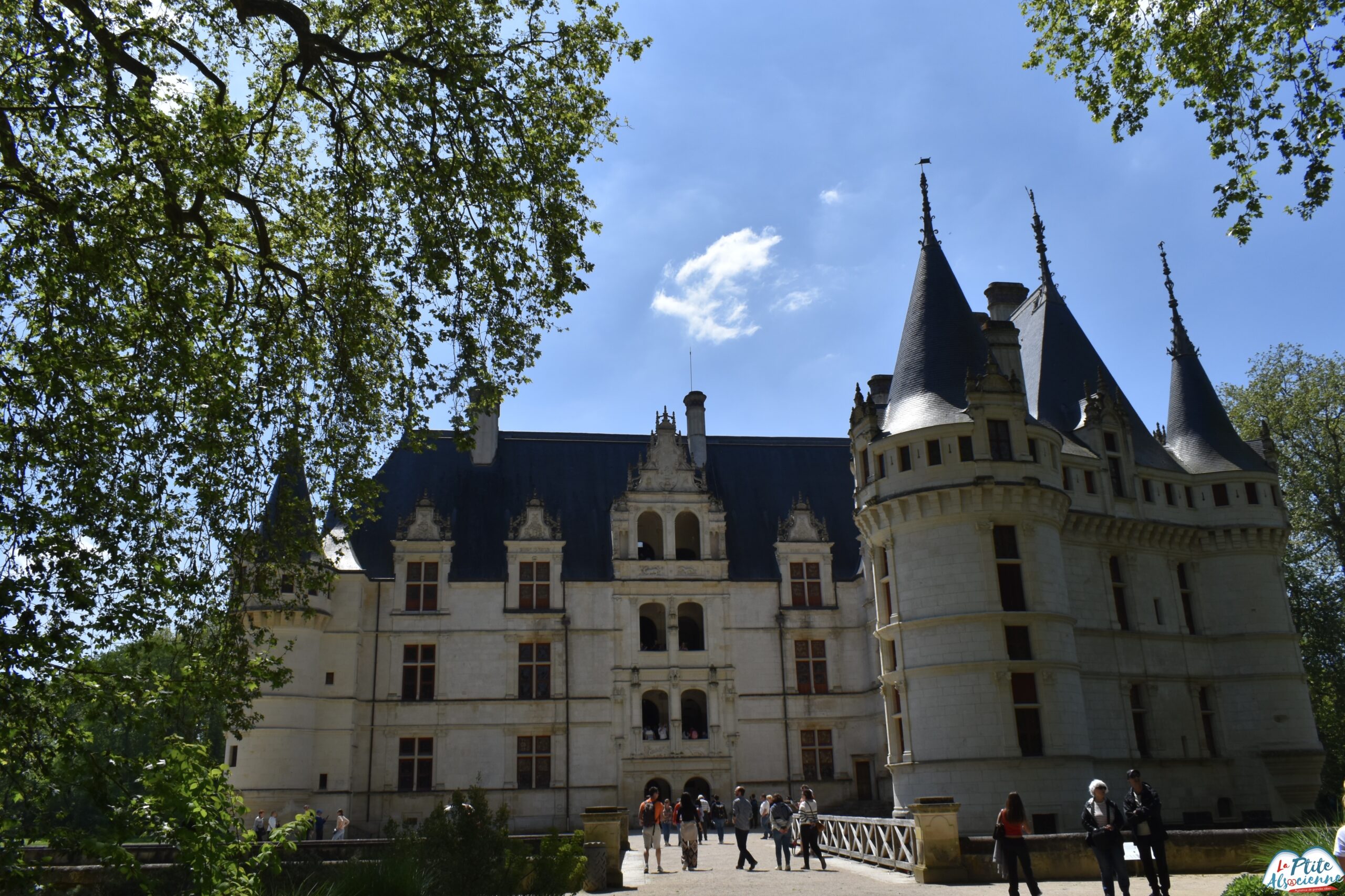 Façade du Château d'Azay Le Rideau, datant de la Renaissance