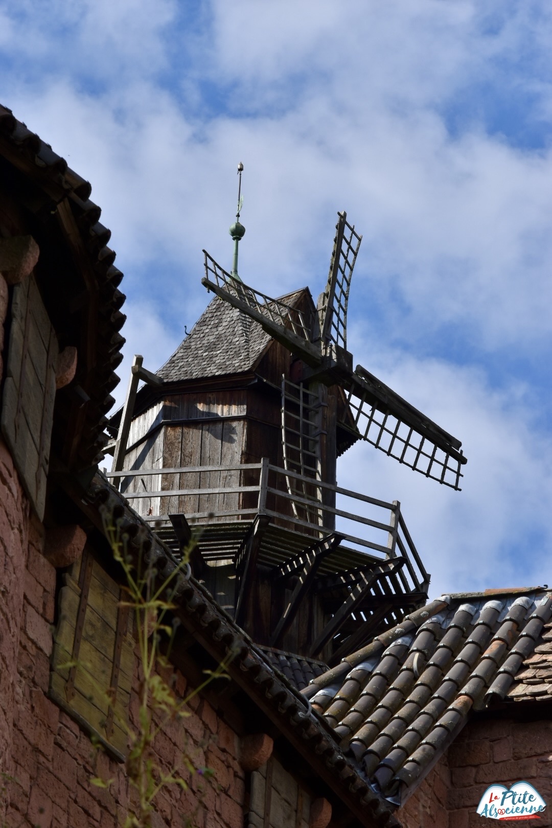 le moulin du château du Haut Koenigsbourg en Alsace