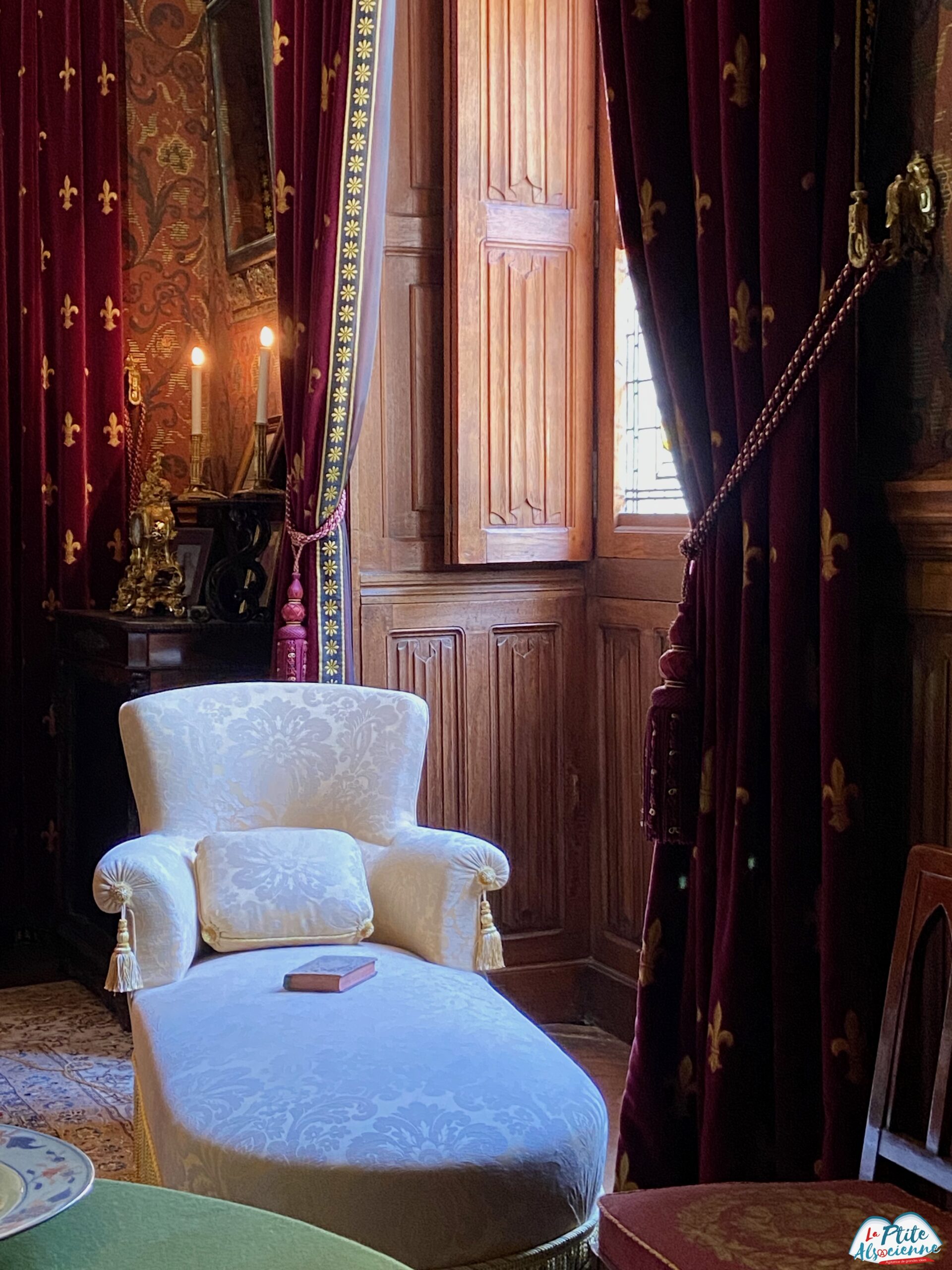 Salon Biencourt au château d'Azay-Le-Rideau