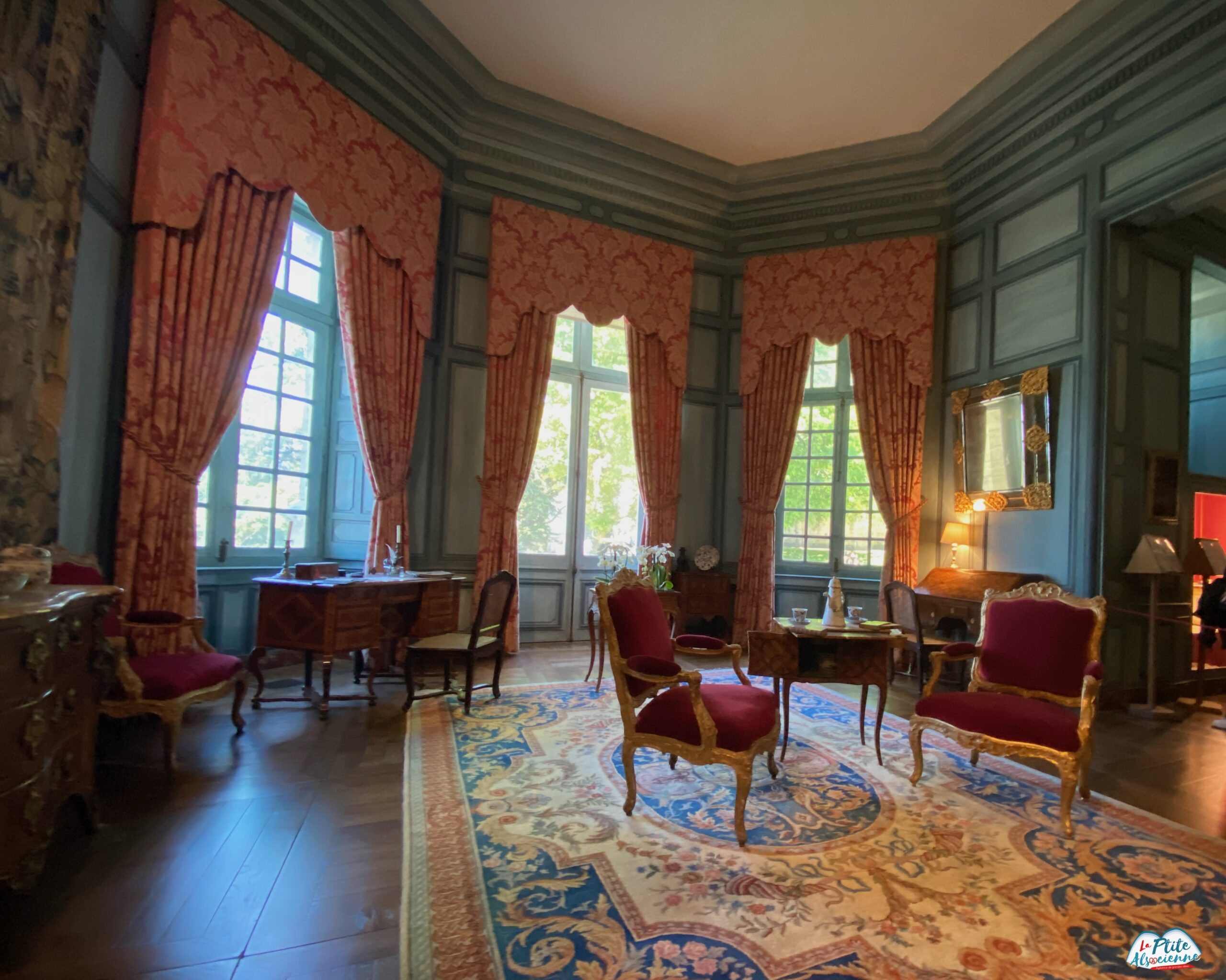 Salon de Vauban, au Château d'Ussé. Photo de Cendrine Miesch - Mai 2024