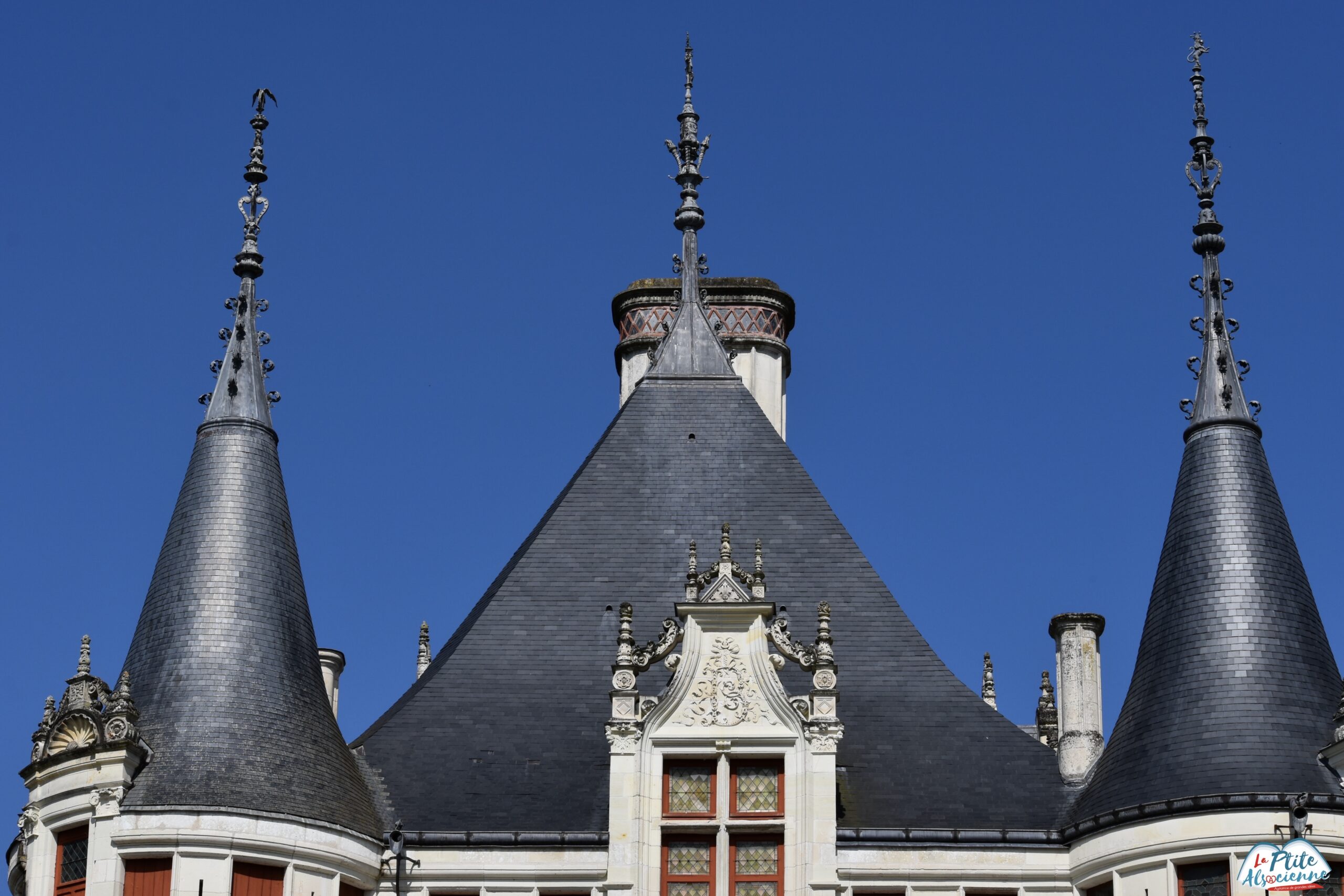 Toiture du Château d'Azay Le Rideau