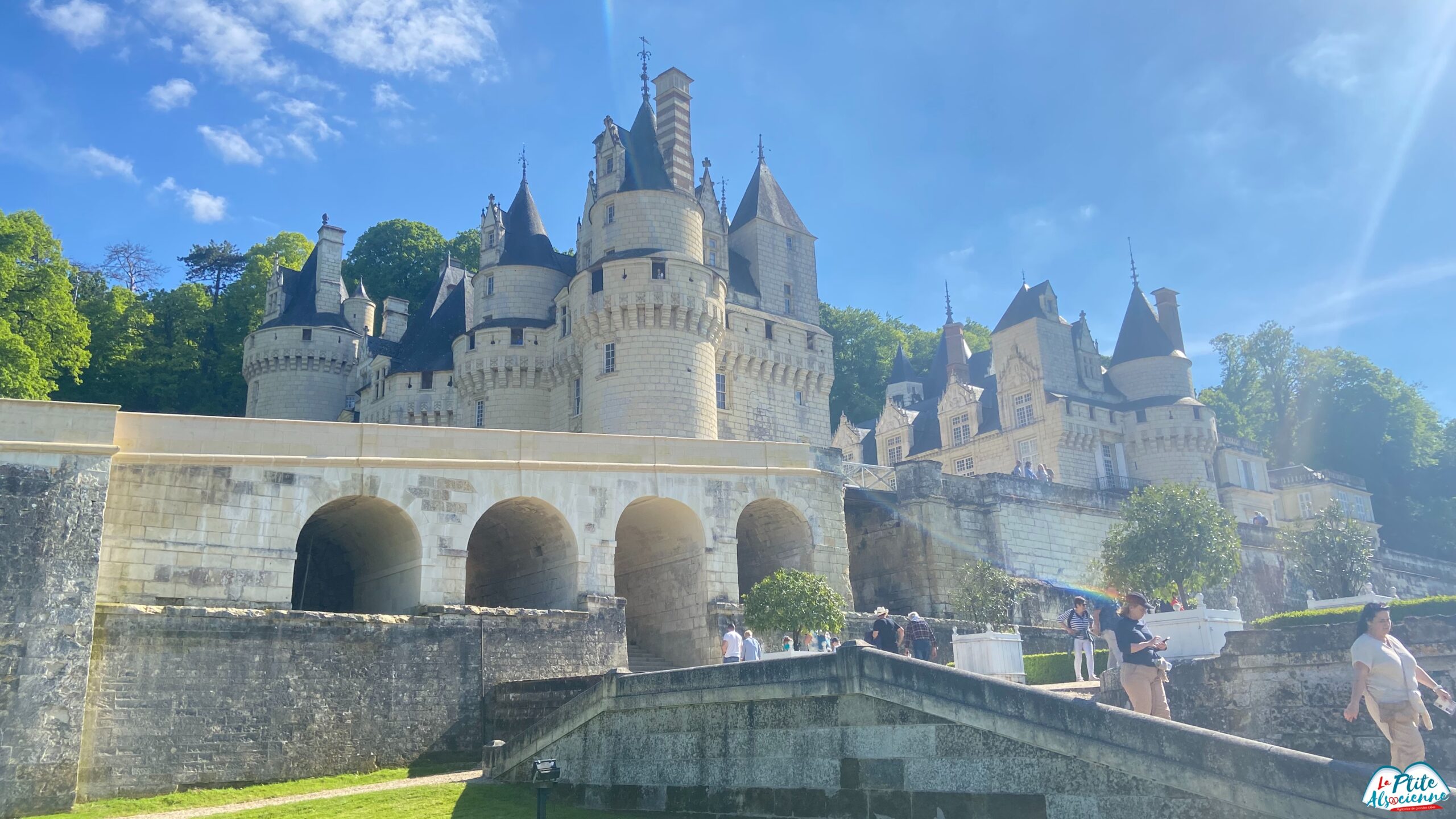 L'architecture du Château d'Ussé sous un soleil printanier - mai 2024 - Photo de Cendrine MIESCH