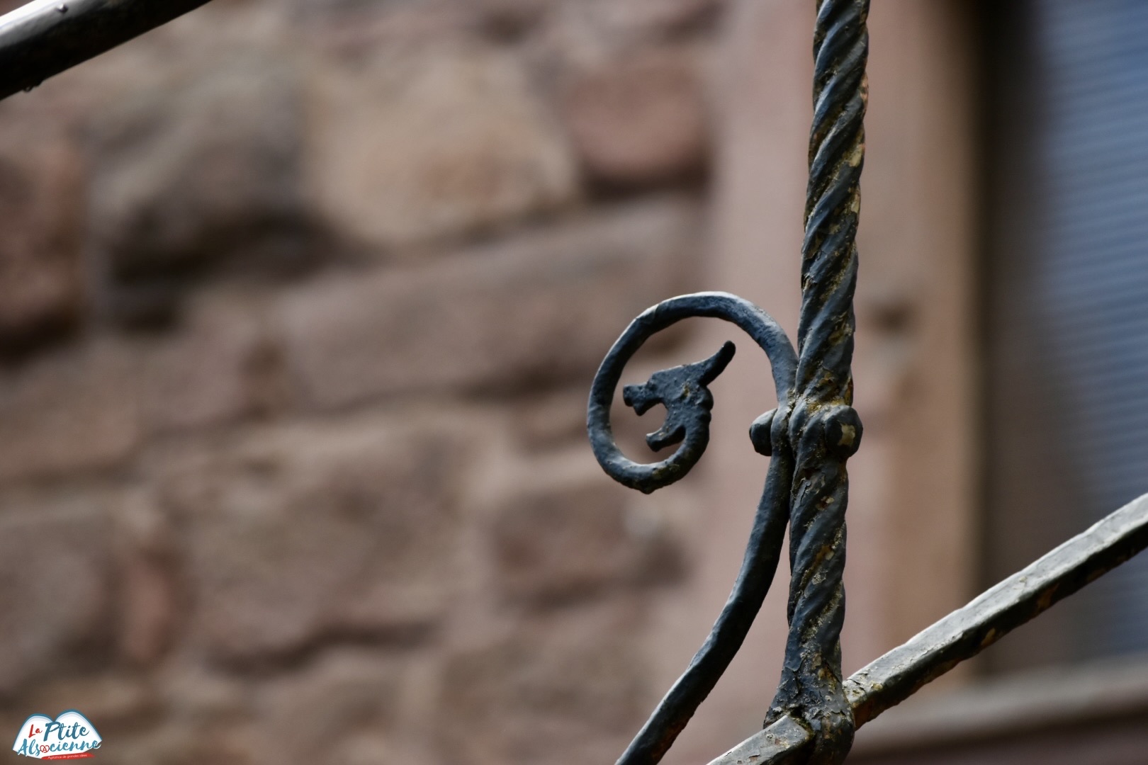 Détail en fer forgé au Château du Haut-Kœnigsbourg - Photo par LaPtiteAlsacienne