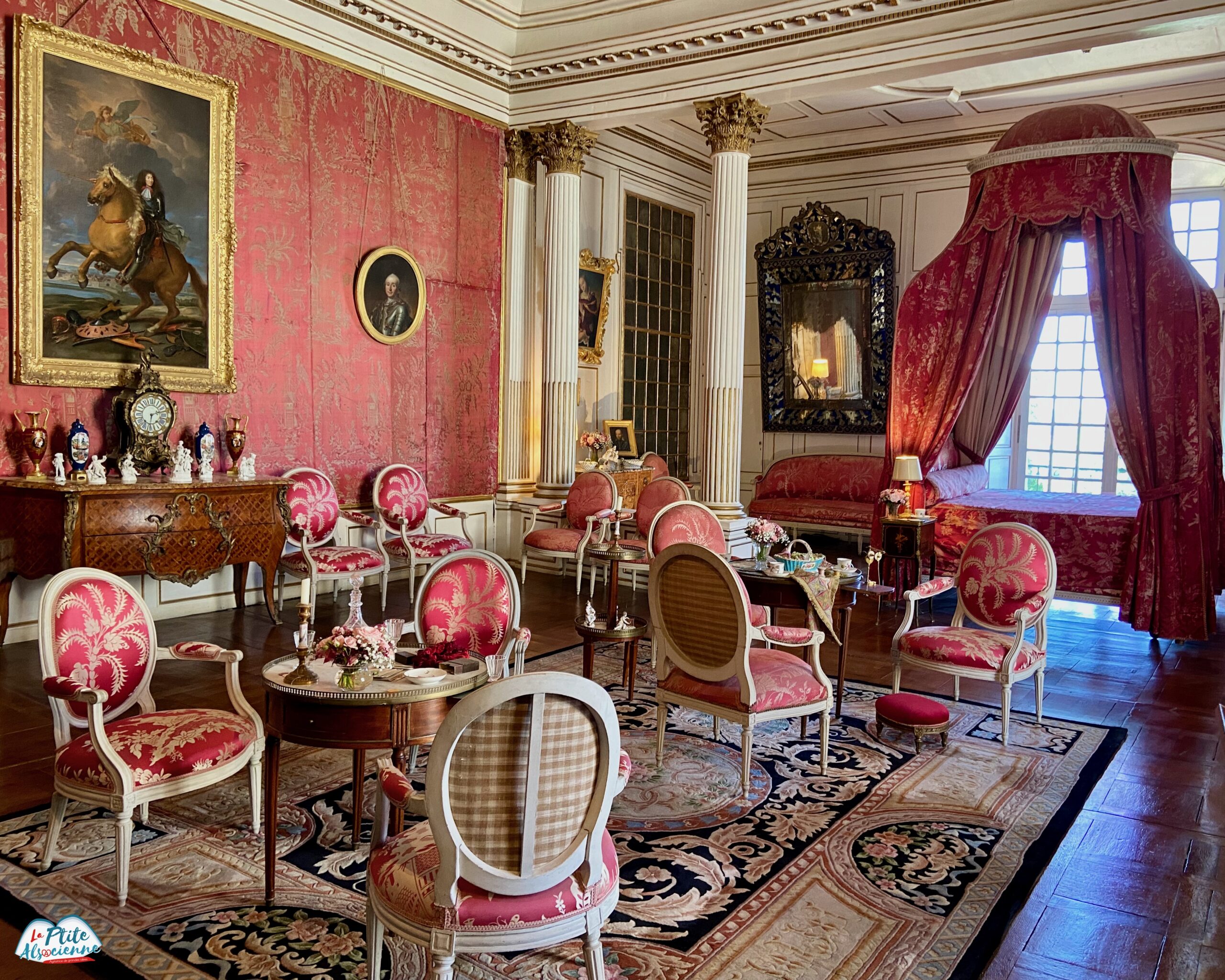 Chambre du Roi au Château d'Ussé - Photo de Cendrine Miesch en mai 2024