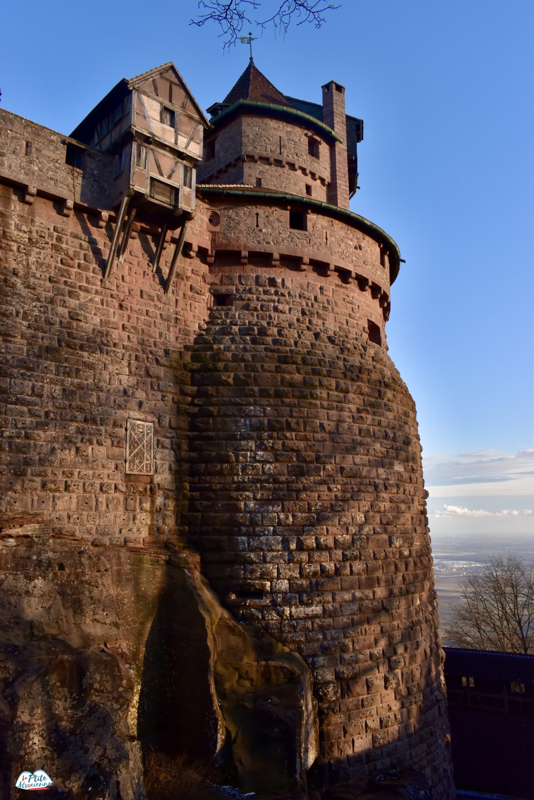 Une porte qui mène où à part dans le vide ? Au château du Haut-Koenigsbourg 