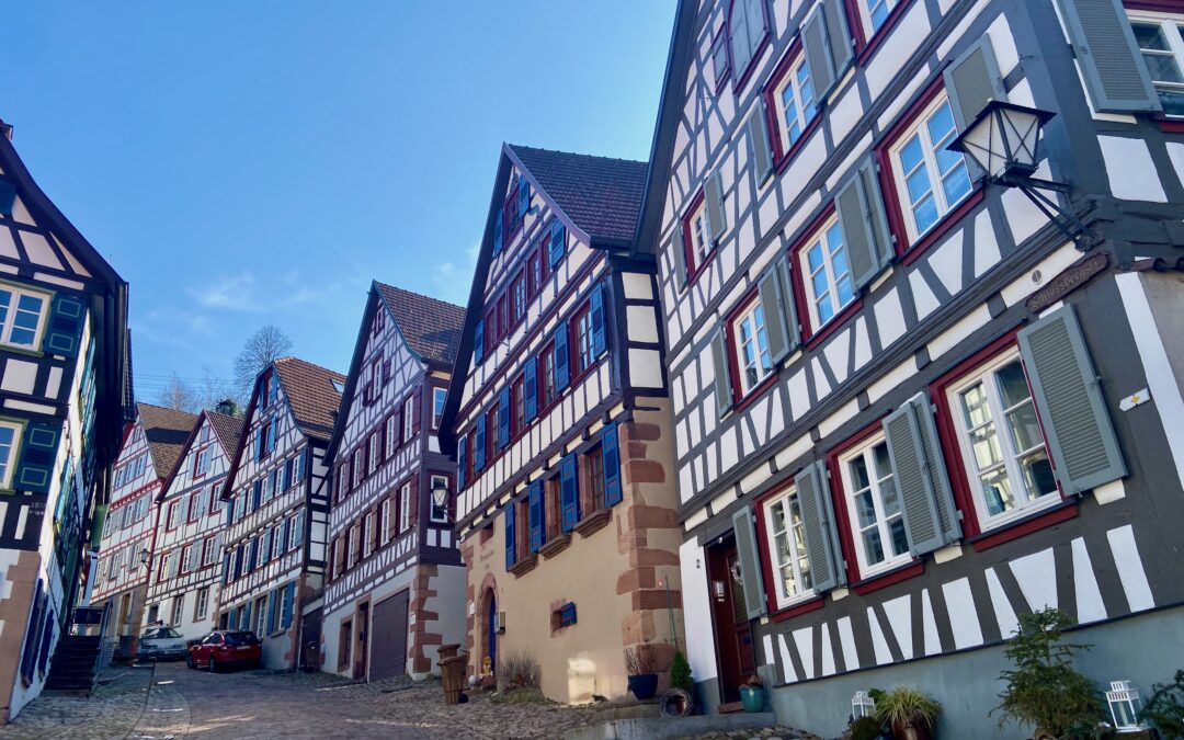 Schiltach en Forêt Noire, est réputée pour ses maisons à colombages.